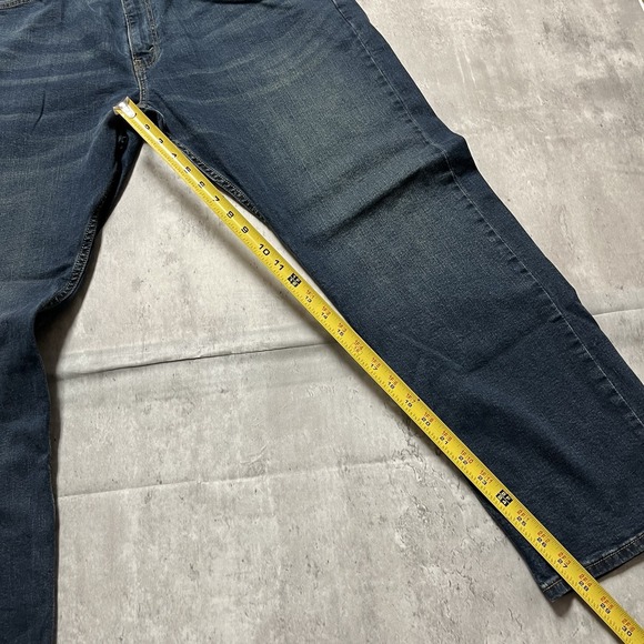 Levis Signature Jeans S51 Straight CottonBlue Denim Men's Size 36x30 Strecth - Picture 5 of 13